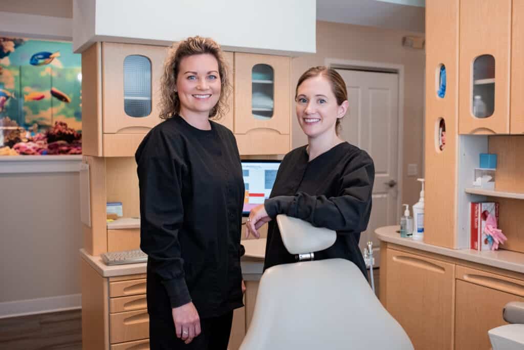 Dental hygienist from Eric Batterton DDS smiling in dental office